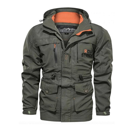Spring And Autumn Men Jacket Loose Causal Outwear Hooded Men Coats - All In The Bag 