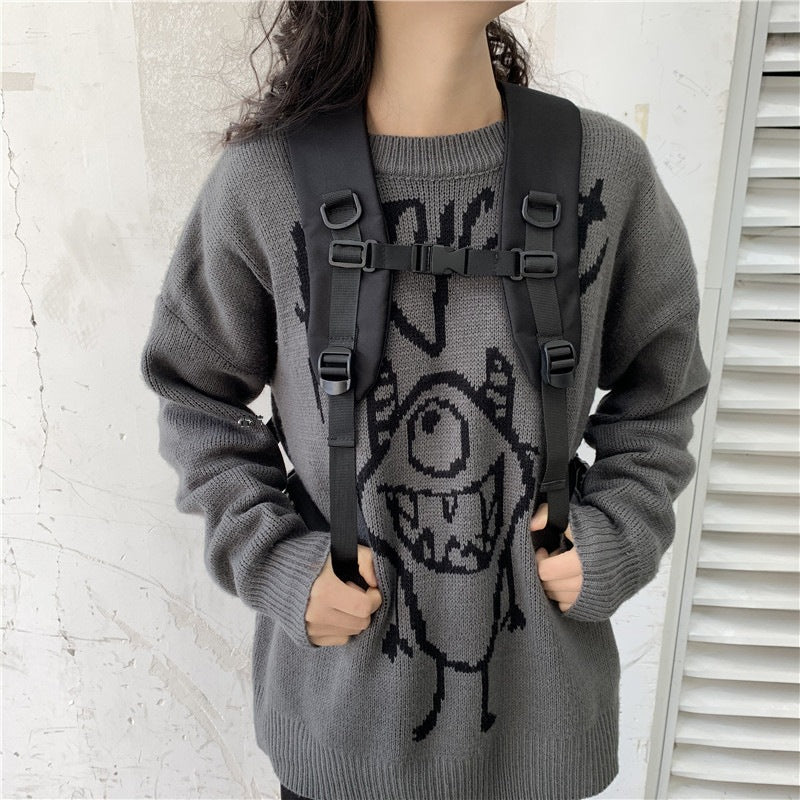 Oxford Cloth Adjustable Straps Backpack Bag - All In The Bag