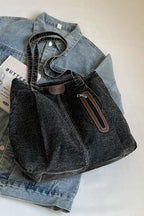 Medium Denim Tote Bag - All In The Bag