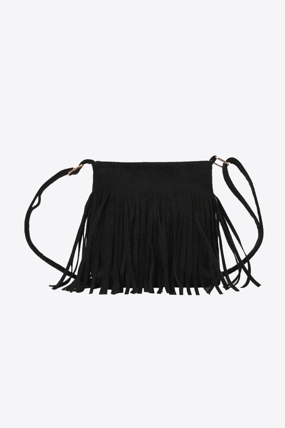 Adored PU Leather Crossbody Bag with Fringe - All In The Bag
