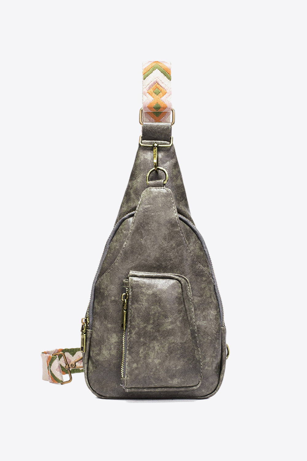All The Feels PU Leather Sling Bag - All In The Bag