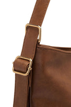 Large PU Leather Crossbody Bag - All In The Bag