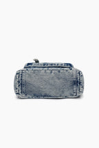 Adjustable Strap Denim Crossbody Bag - All In The Bag
