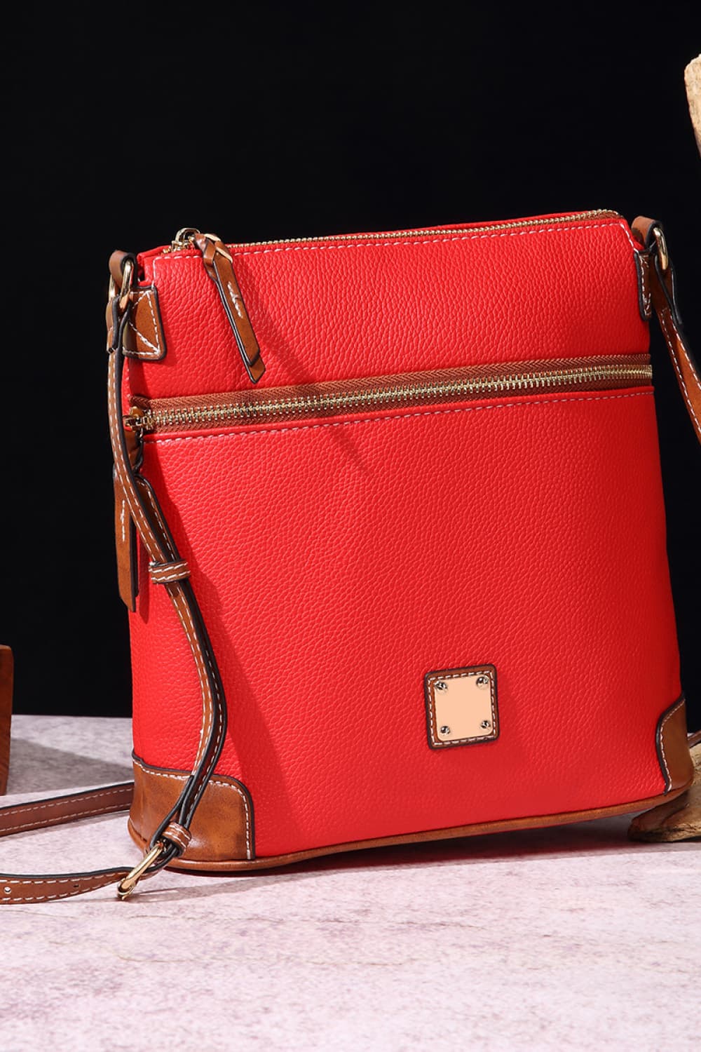 PU Leather Crossbody Bag - All In The Bag