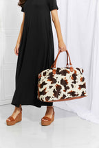 Animal Print Plush Weekender Bag - All In The Bag