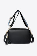 PU Leather Tassel Crossbody Bag - All In The Bag