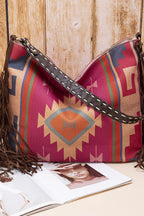 Geometric Canvas Tote Bag - All In The Bag