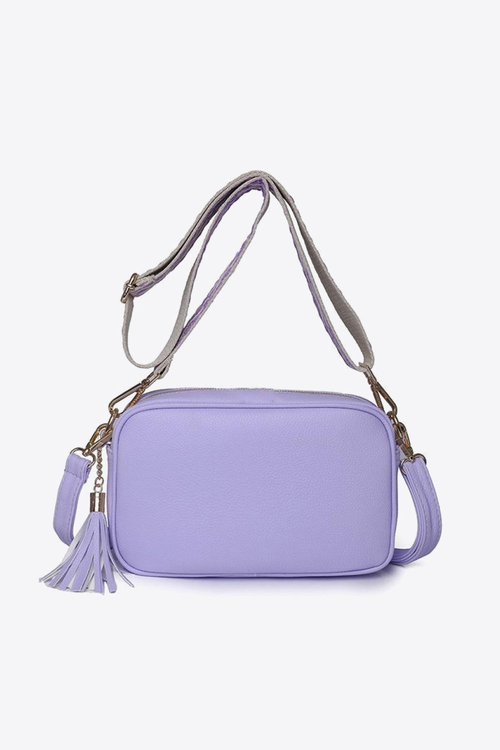 PU Leather Tassel Crossbody Bag - All In The Bag