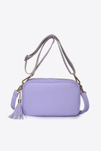 PU Leather Tassel Crossbody Bag - All In The Bag