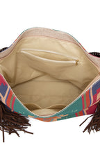 Geometric Canvas Tote Bag - All In The Bag