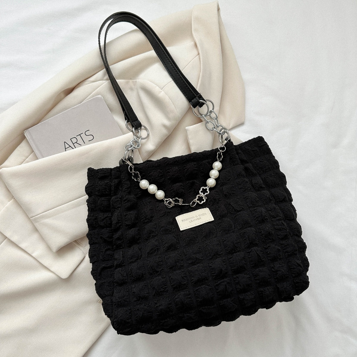 Bubble Textured Tote Bag - All In The Bag