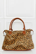 Animal Print Brushed Weekender Bag - All In The Bag