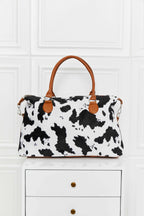 Animal Print Brushed Weekender Bag - All In The Bag