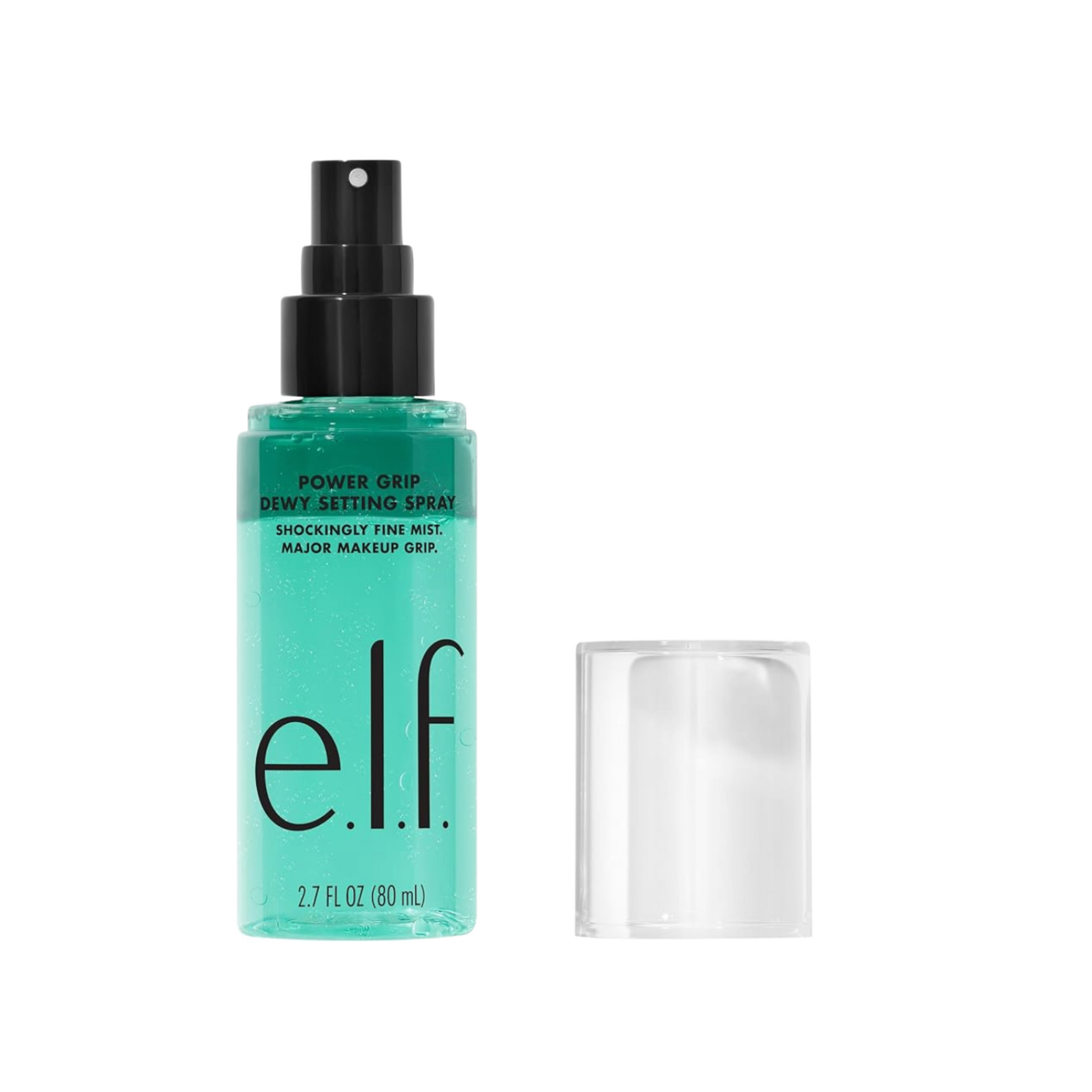 e.l.f. Power Grip Dewy Setting Spray, Ultra Fine Mist Made With Hyaluronic Acid, Grips Makeup For A Hydrated, Dewy Finish, Vegan & Cruelty-Free