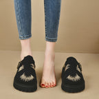 Round Toe Platform Loafers - All In The Bag