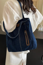 Medium Denim Tote Bag - All In The Bag