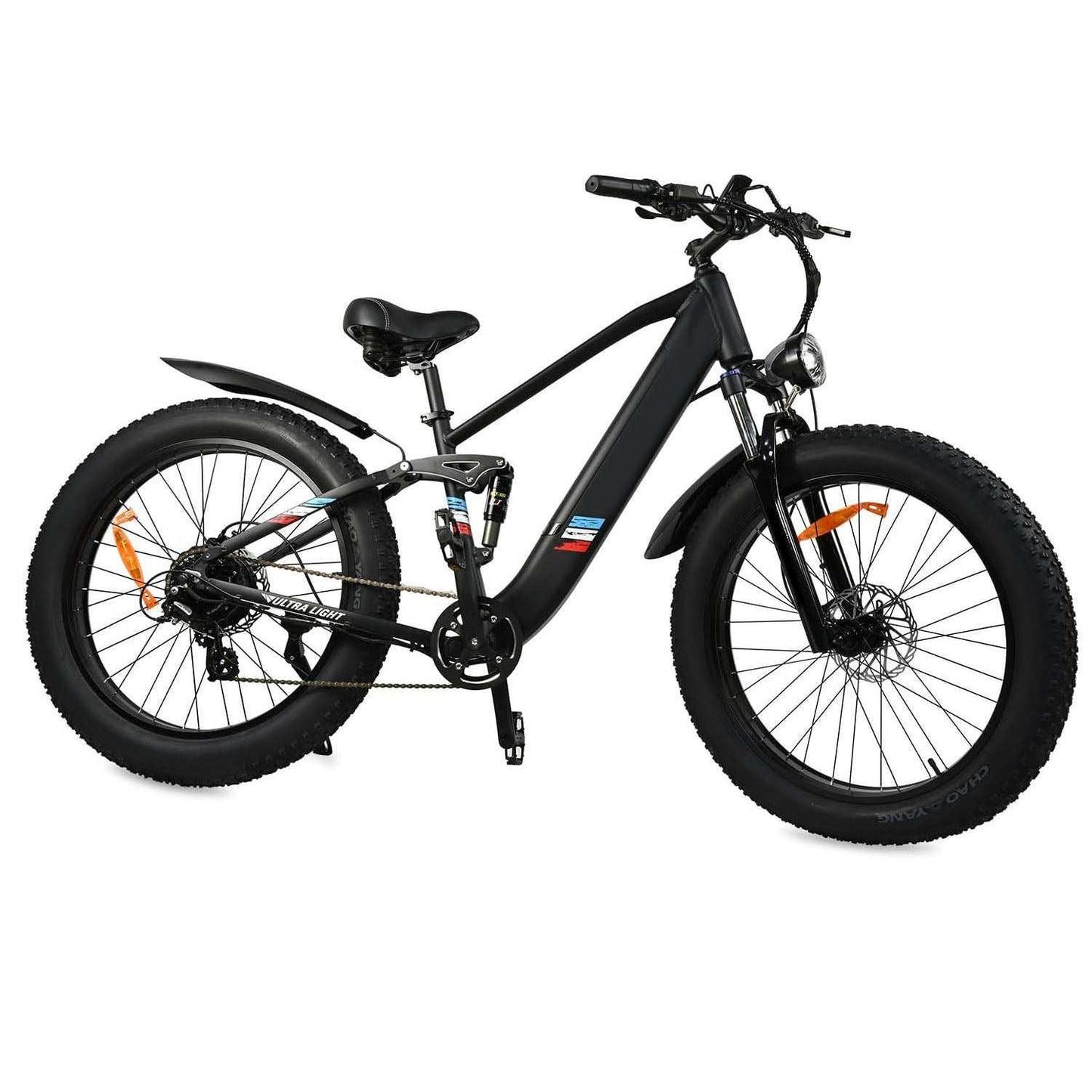 500W Motor Electric Bike For Adults - 25MPH Speed Removable Battery 48V 12AH, 26 Inches Fat-Tire Electric Bicycle - All In The Bag 