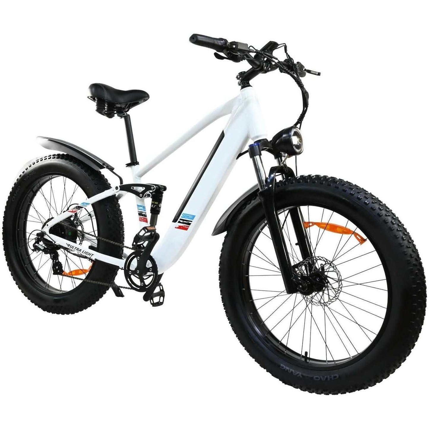 500W Motor Electric Bike For Adults - 25MPH Speed Removable Battery 48V 12AH, 26 Inches Fat-Tire Electric Bicycle - All In The Bag 