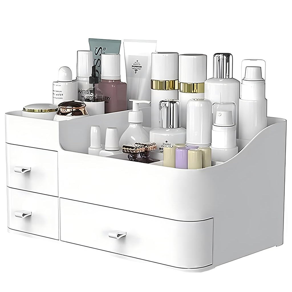 Large Makeup Organizer with Drawers for Vanity or Bathroom