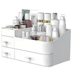 Large Makeup Organizer with Drawers for Vanity or Bathroom
