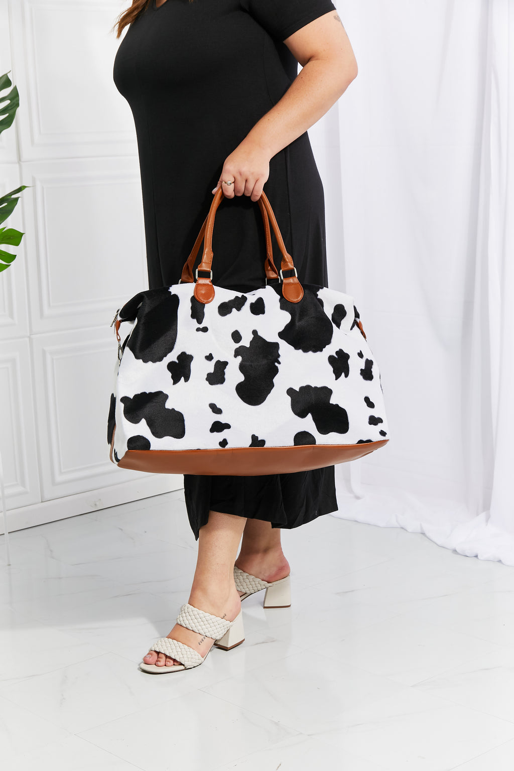 Animal Print Plush Weekender Bag - All In The Bag
