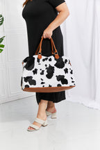 Animal Print Plush Weekender Bag - All In The Bag