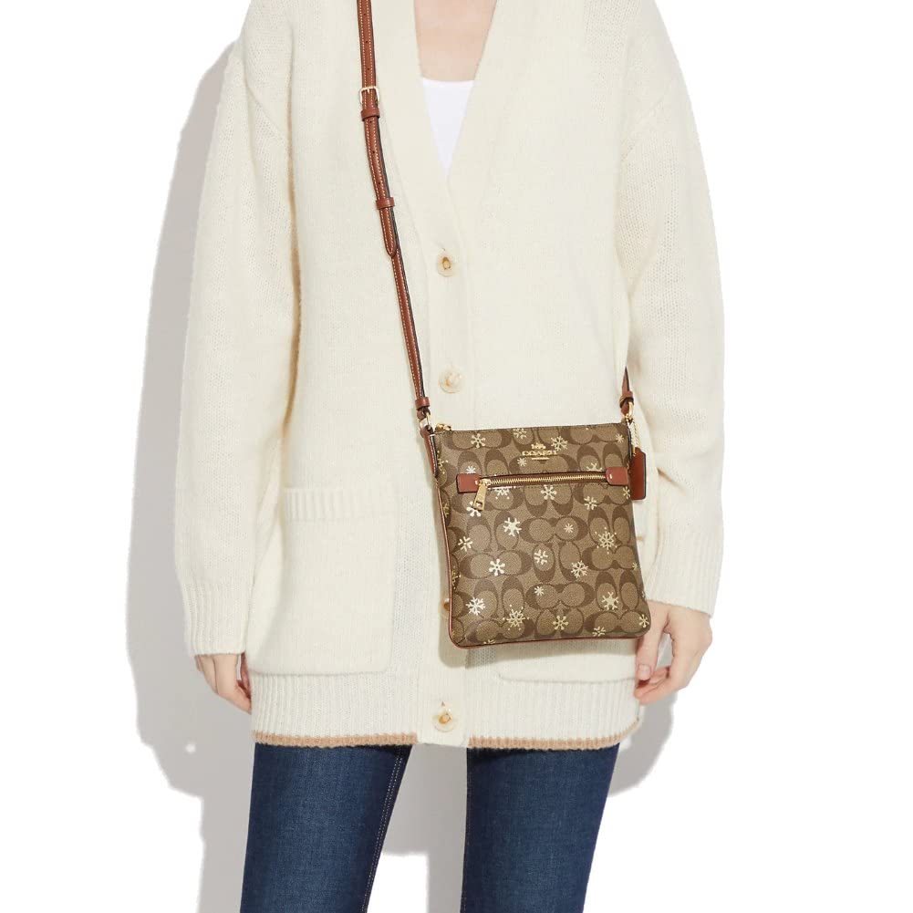 COACH Women's Mini Rowan File Shoulder Crossbody Bag