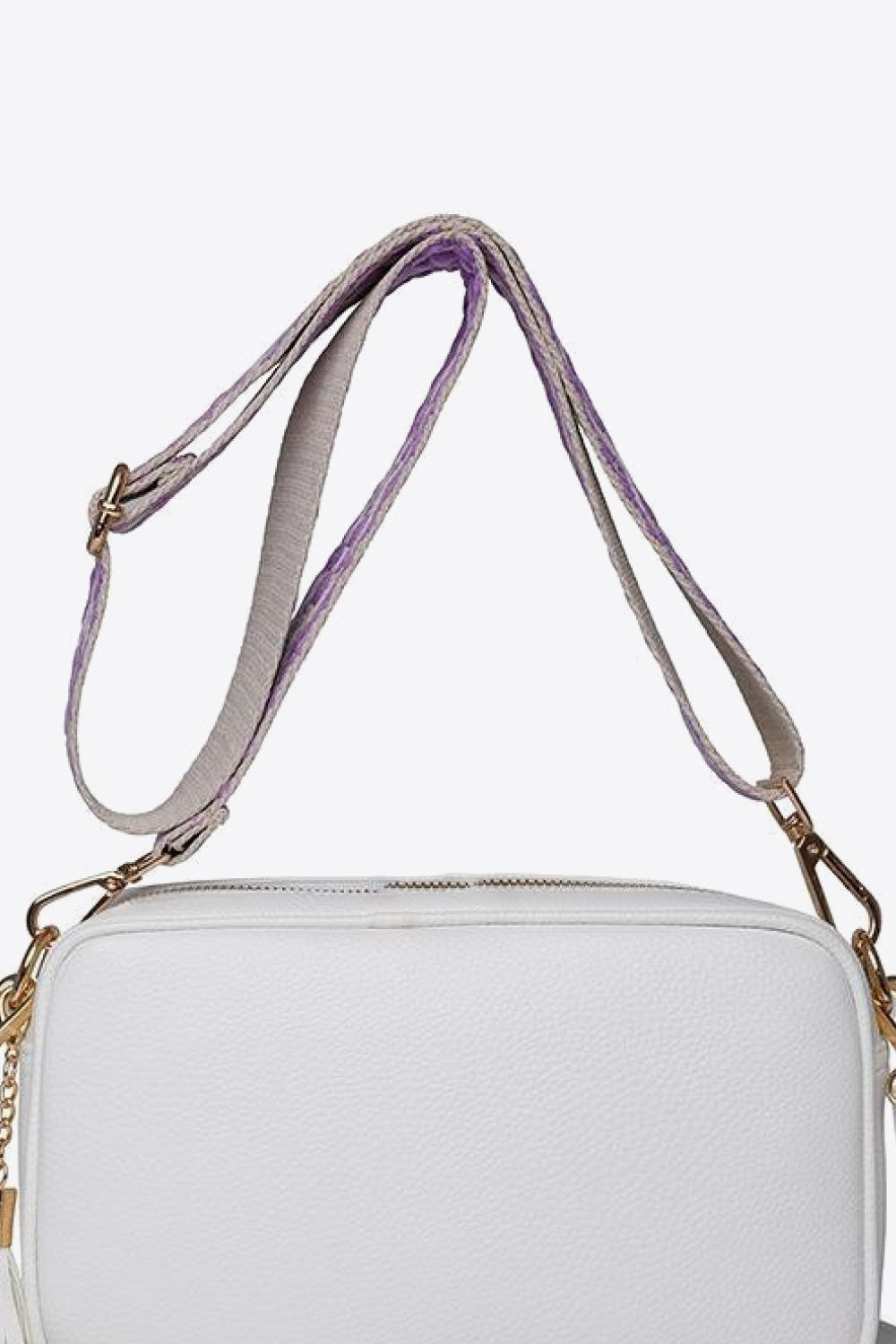 PU Leather Tassel Crossbody Bag - All In The Bag