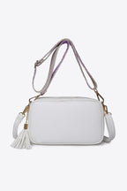 PU Leather Tassel Crossbody Bag - All In The Bag