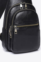 Adored It's Your Time PU Leather Sling Bag - All In The Bag