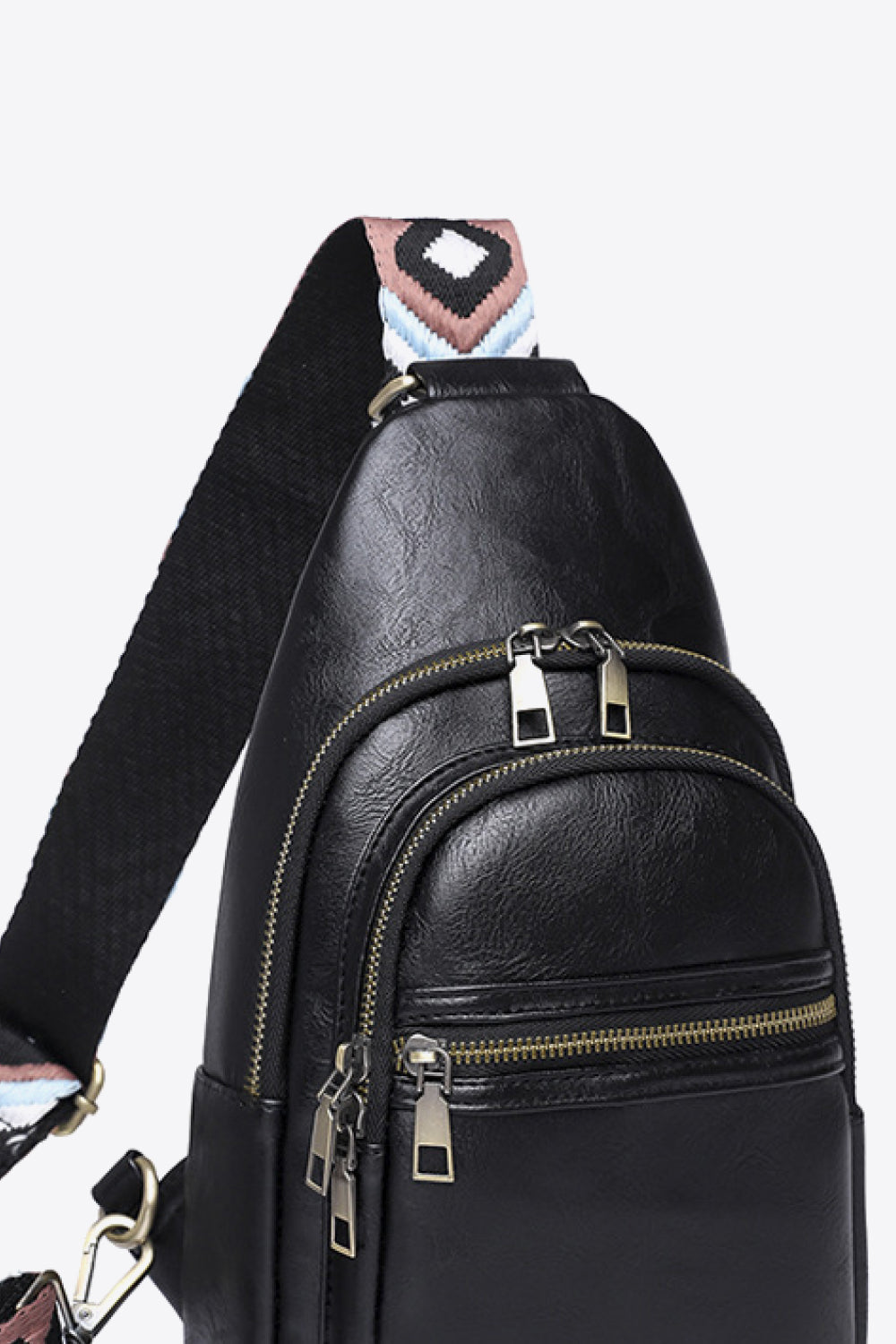 Adored It's Your Time PU Leather Sling Bag - All In The Bag