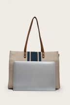 Striped Tote Bag - All In The Bag