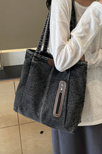 Medium Denim Tote Bag - All In The Bag