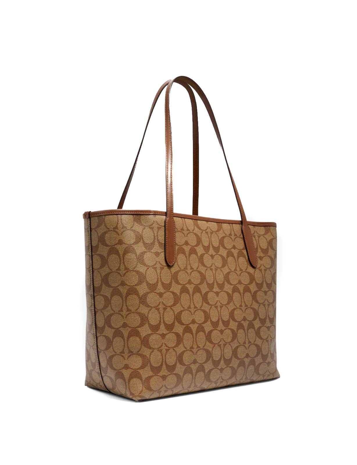 COACH Women's Shoulder City Tote, One Size