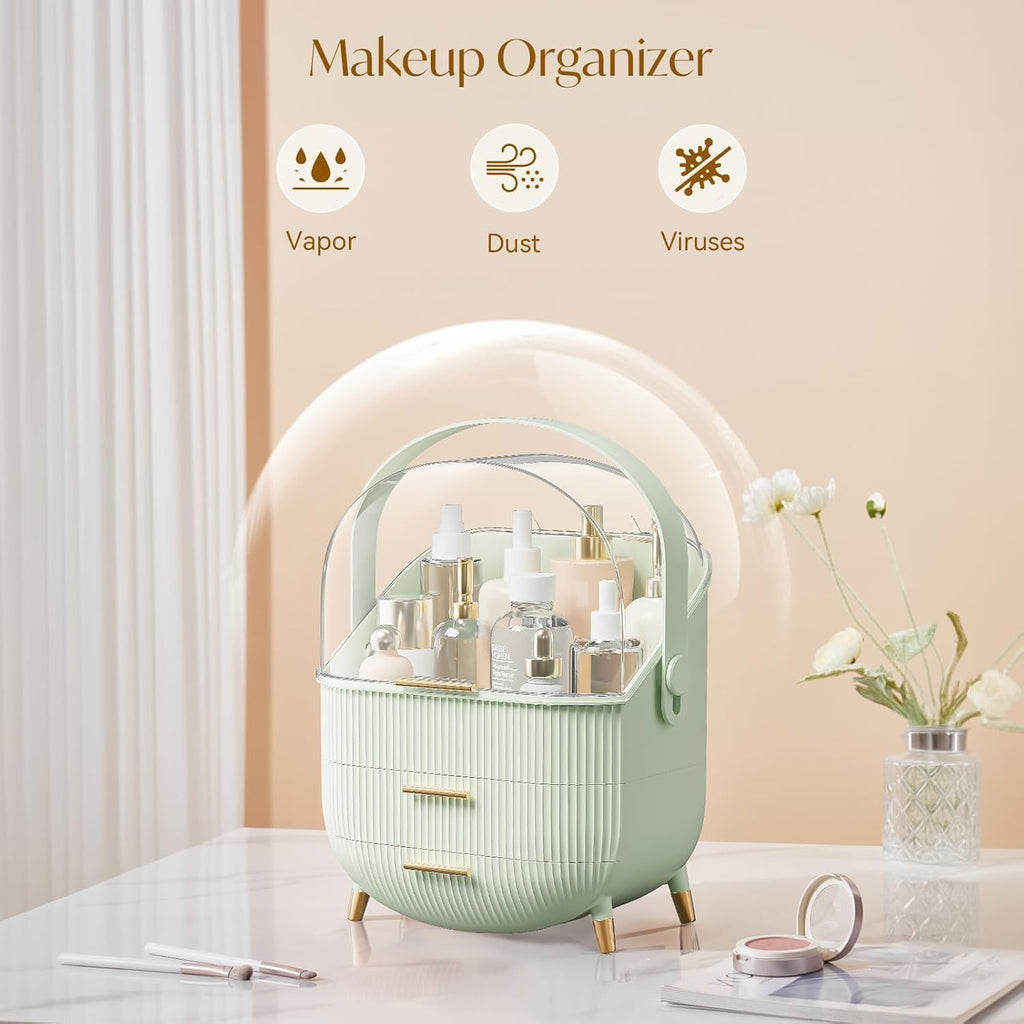Makeup Organizer with Clear Top