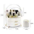 Makeup Organizer with Clear Top