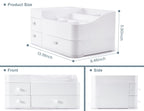 Large Makeup Organizer with Drawers for Vanity or Bathroom