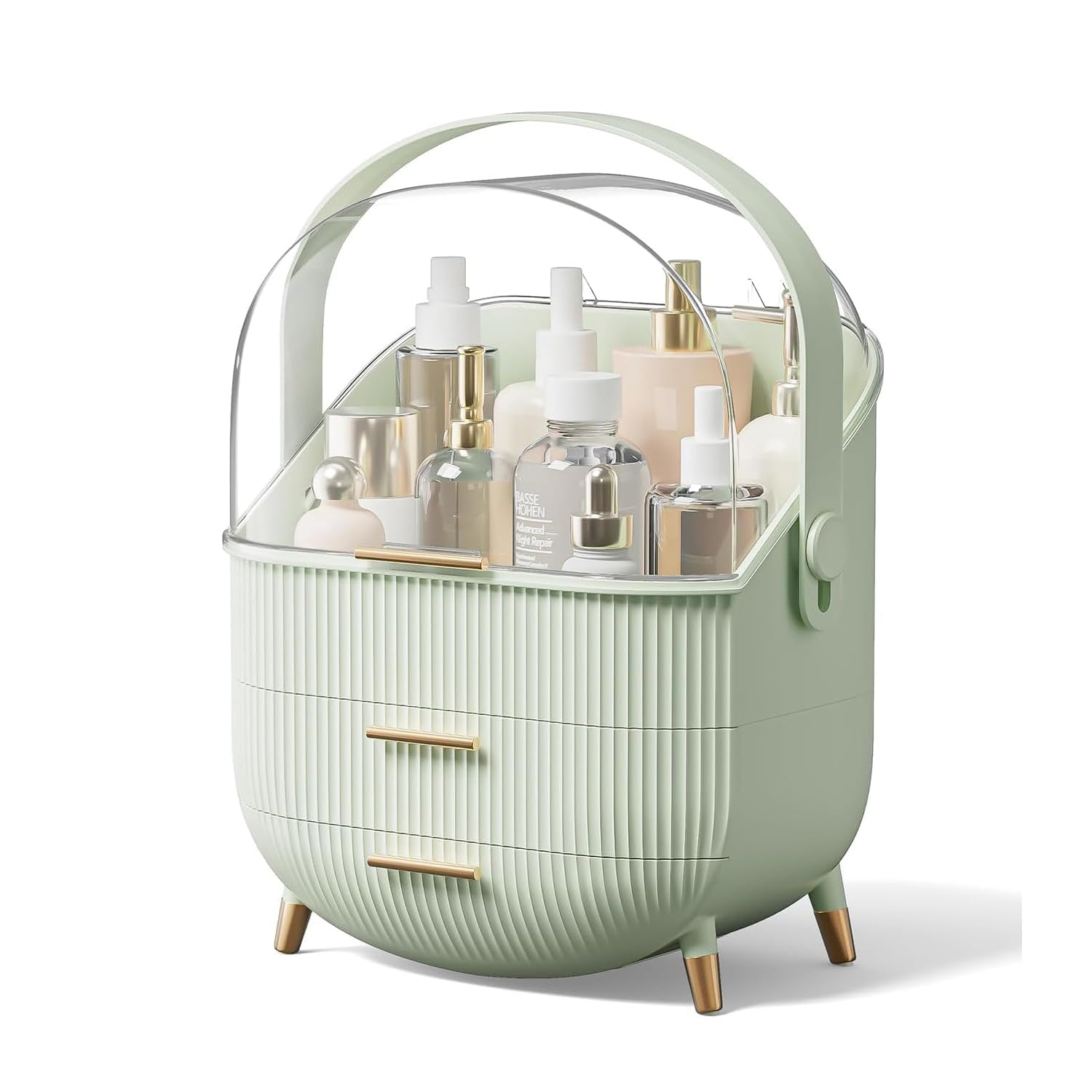 Makeup Organizer with Clear Top