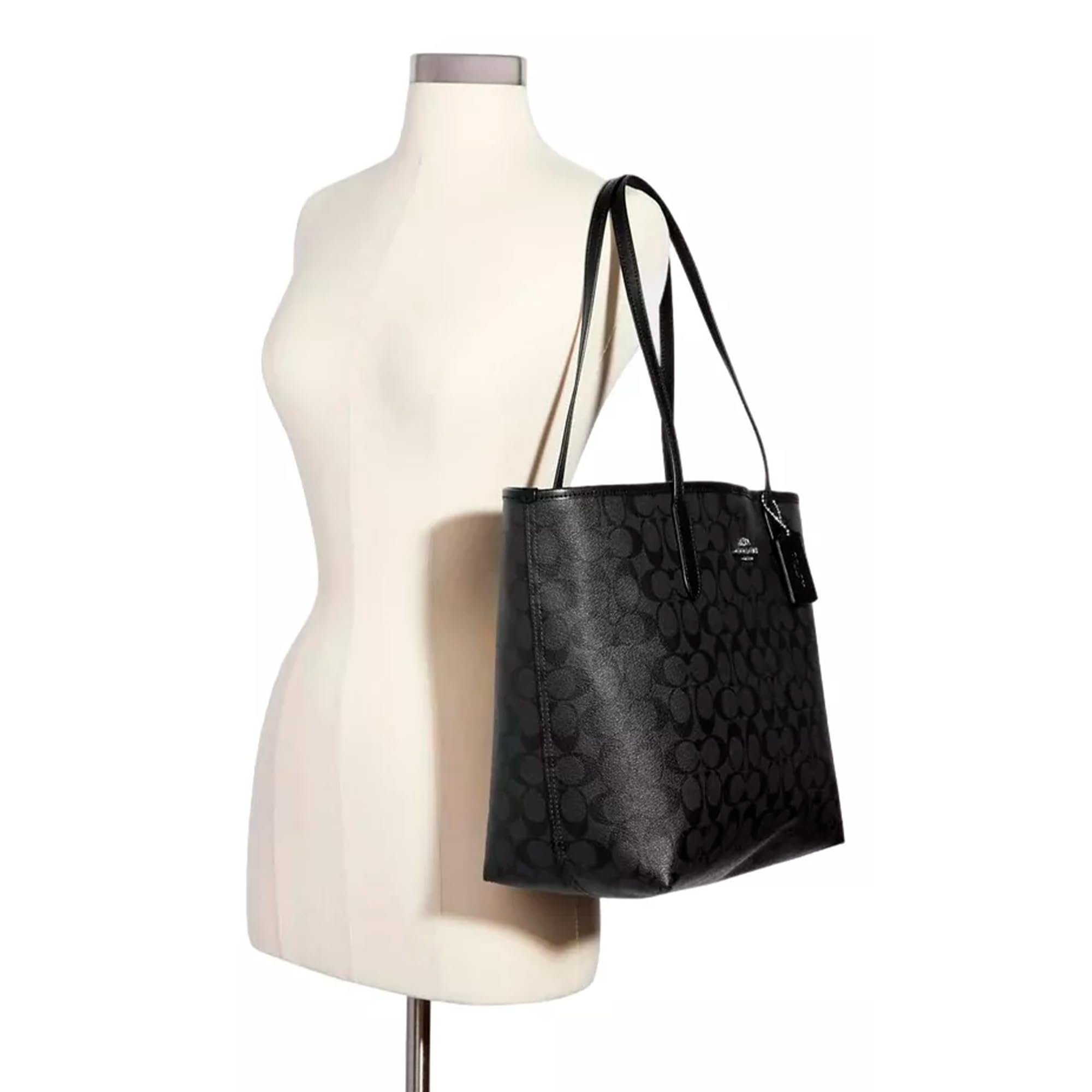 COACH Women's Shoulder City Tote, One Size