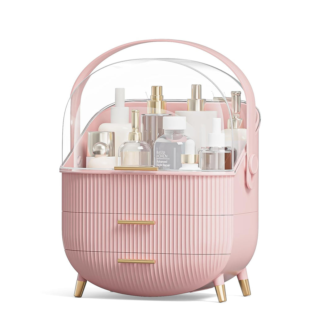 Makeup Organizer with Clear Top