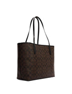 COACH Women's Shoulder City Tote, One Size