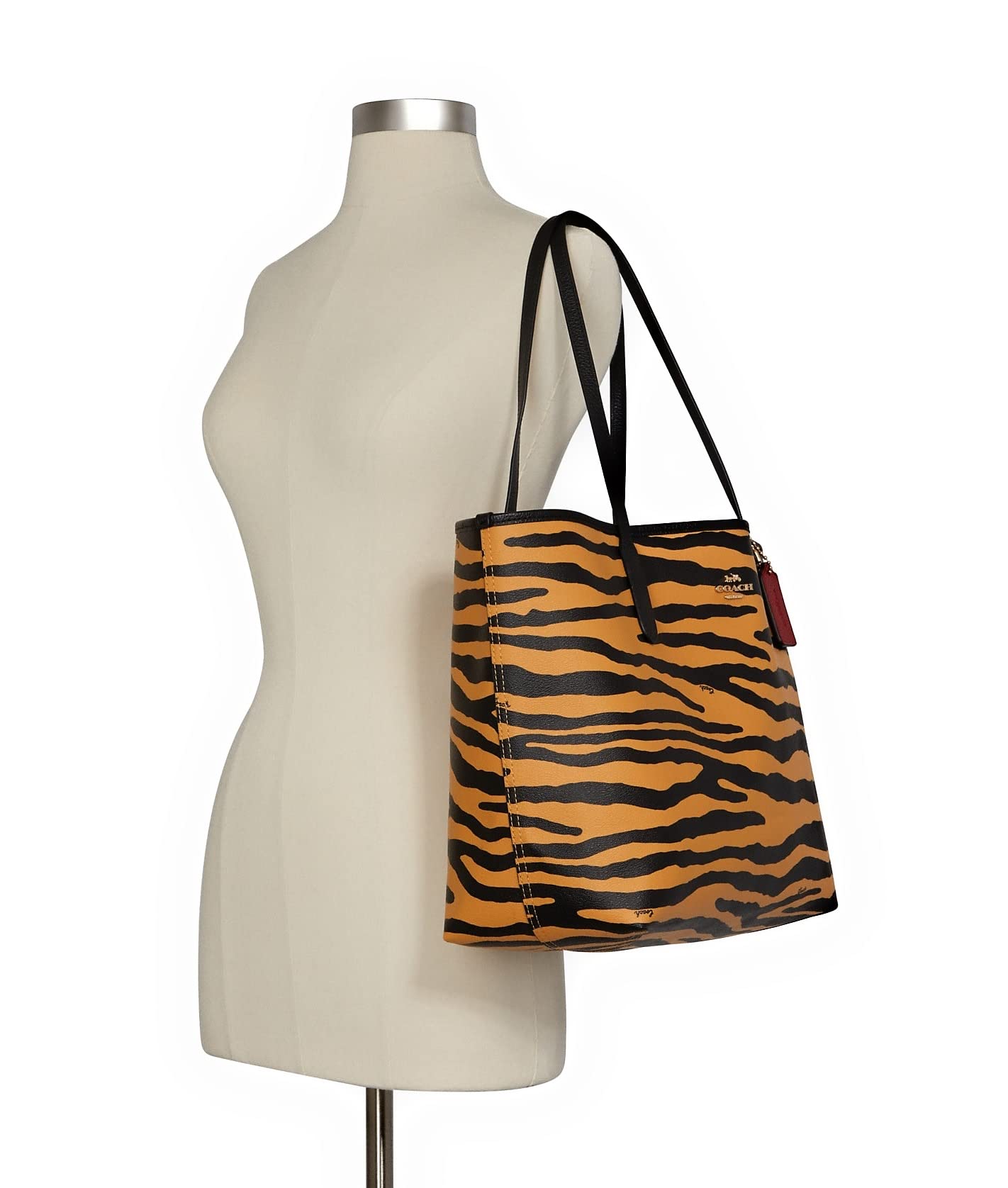 COACH Women's Shoulder City Tote, One Size