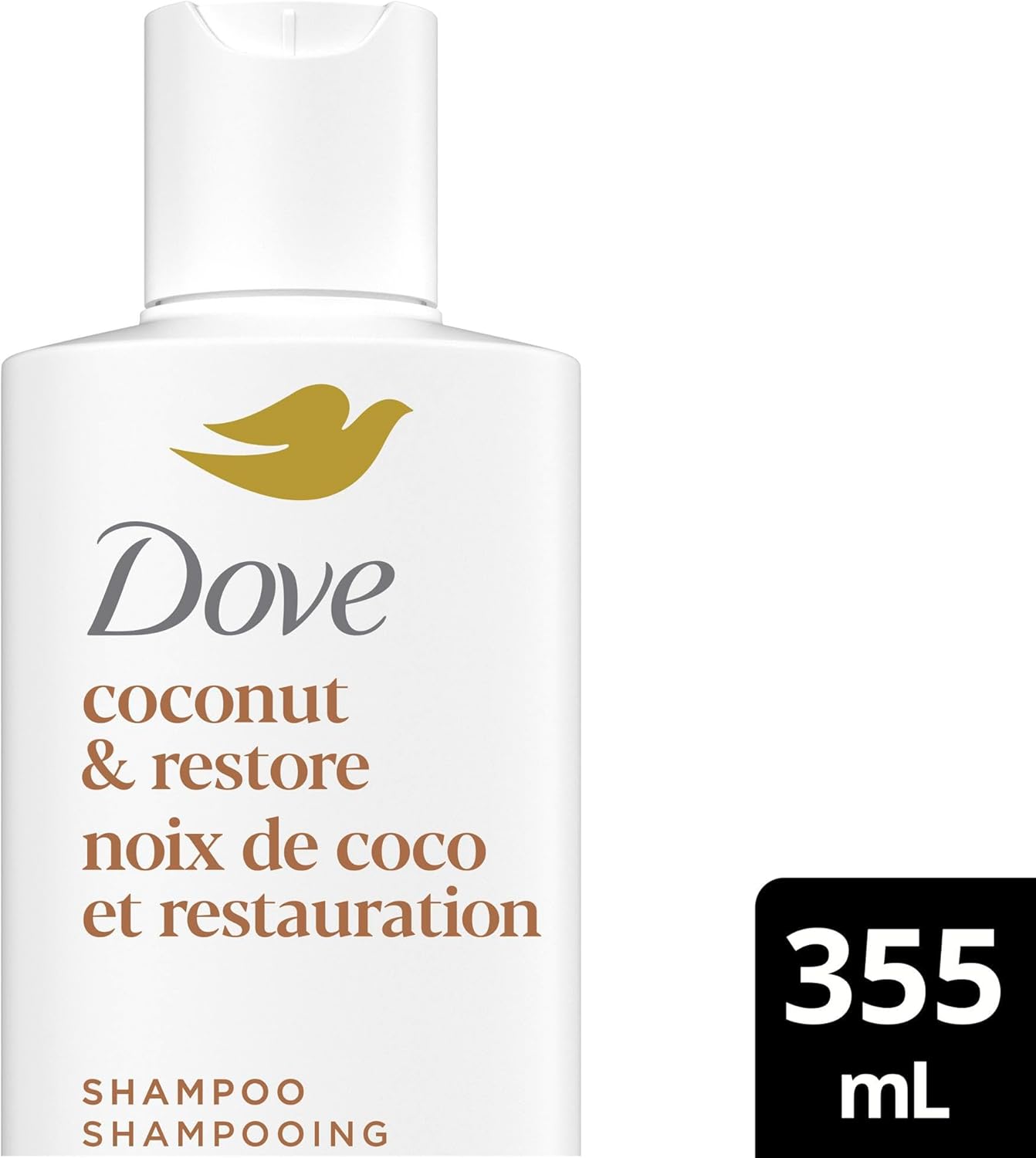 Dove Coconut Restore Set for Damaged Hair, 355 mL (4-Pack)