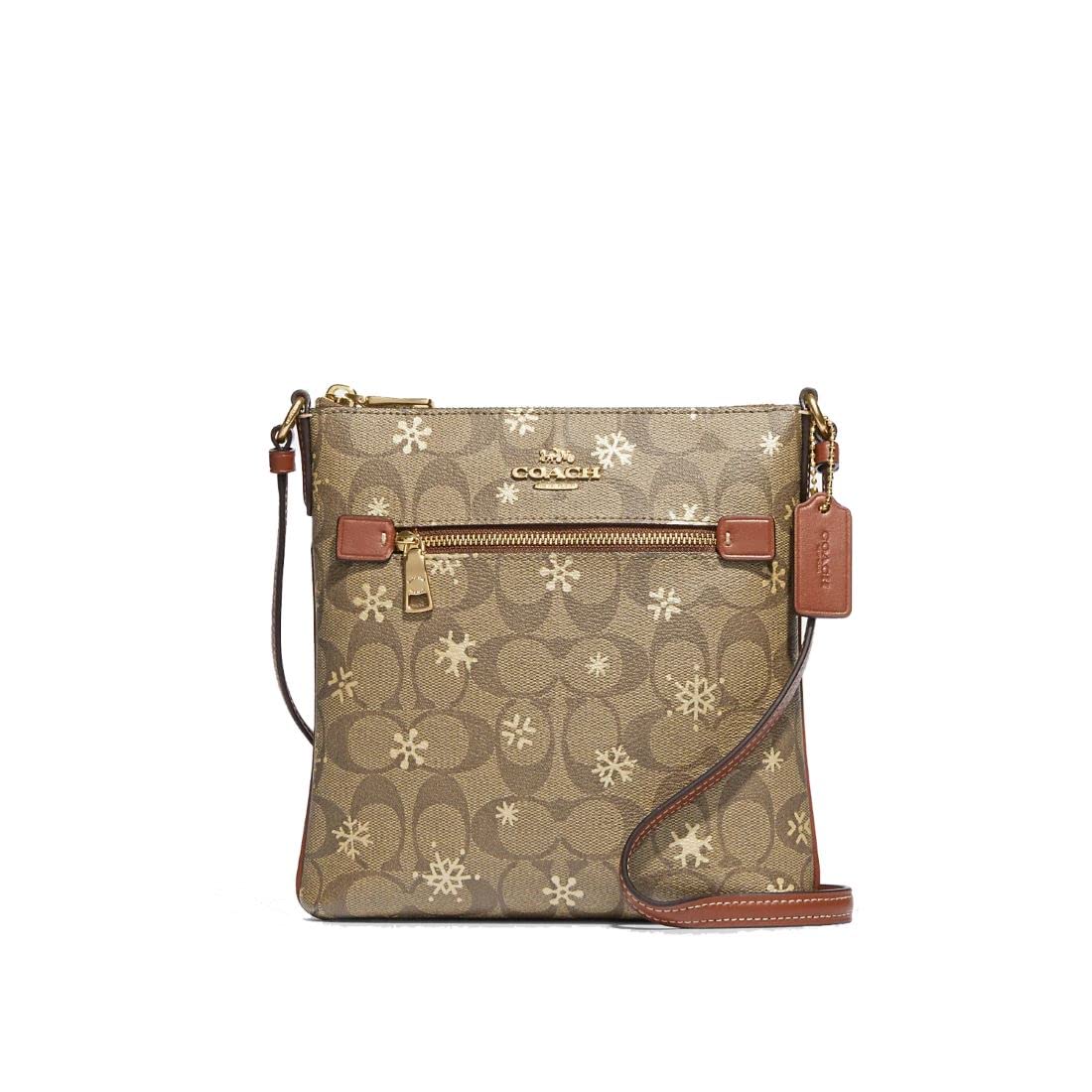 COACH Women's Mini Rowan File Shoulder Crossbody Bag