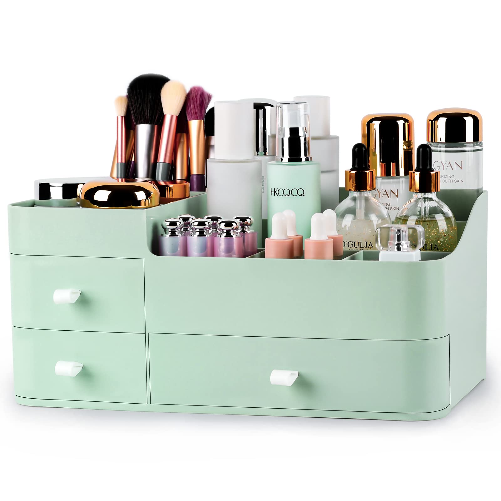 Large Makeup Organizer with Drawers for Vanity or Bathroom