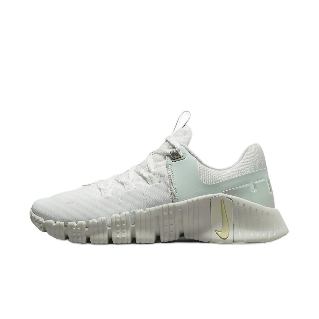 Nike Free Metcon 5 Premium Women's Workout Shoes (FJ1548-100, Summit White/Sea Glass/Barely Green/Light Lemon Twist)