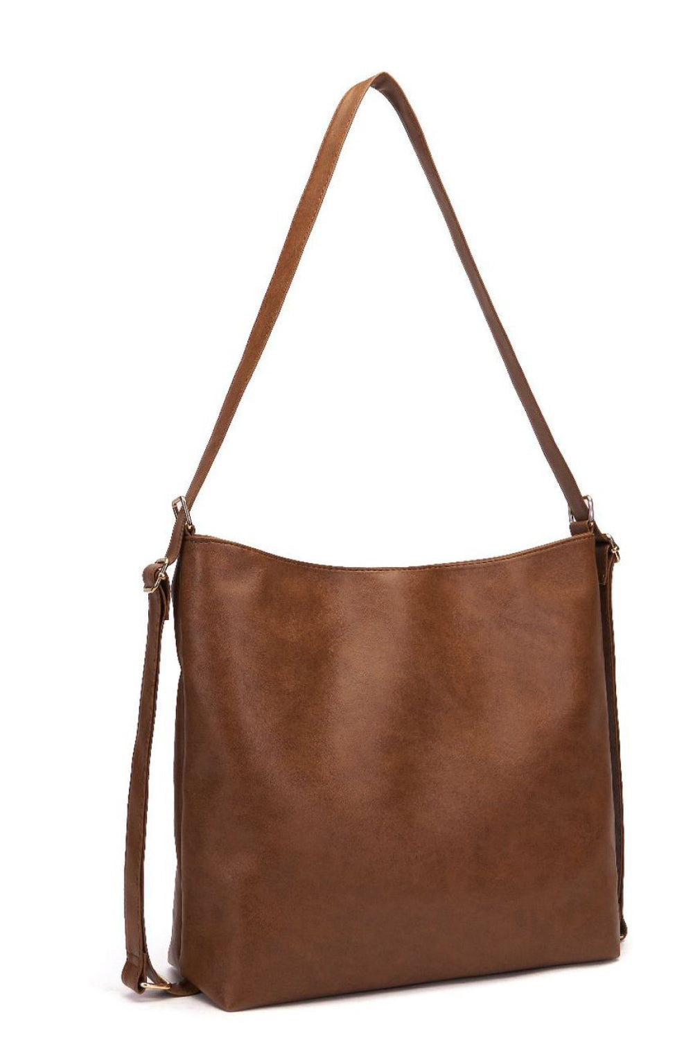 Large PU Leather Crossbody Bag - All In The Bag