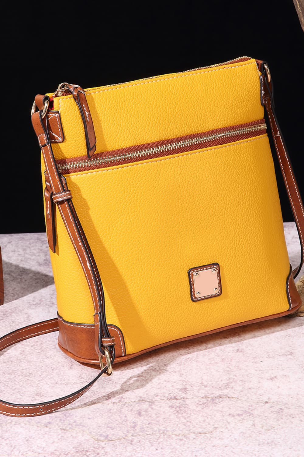 PU Leather Crossbody Bag - All In The Bag