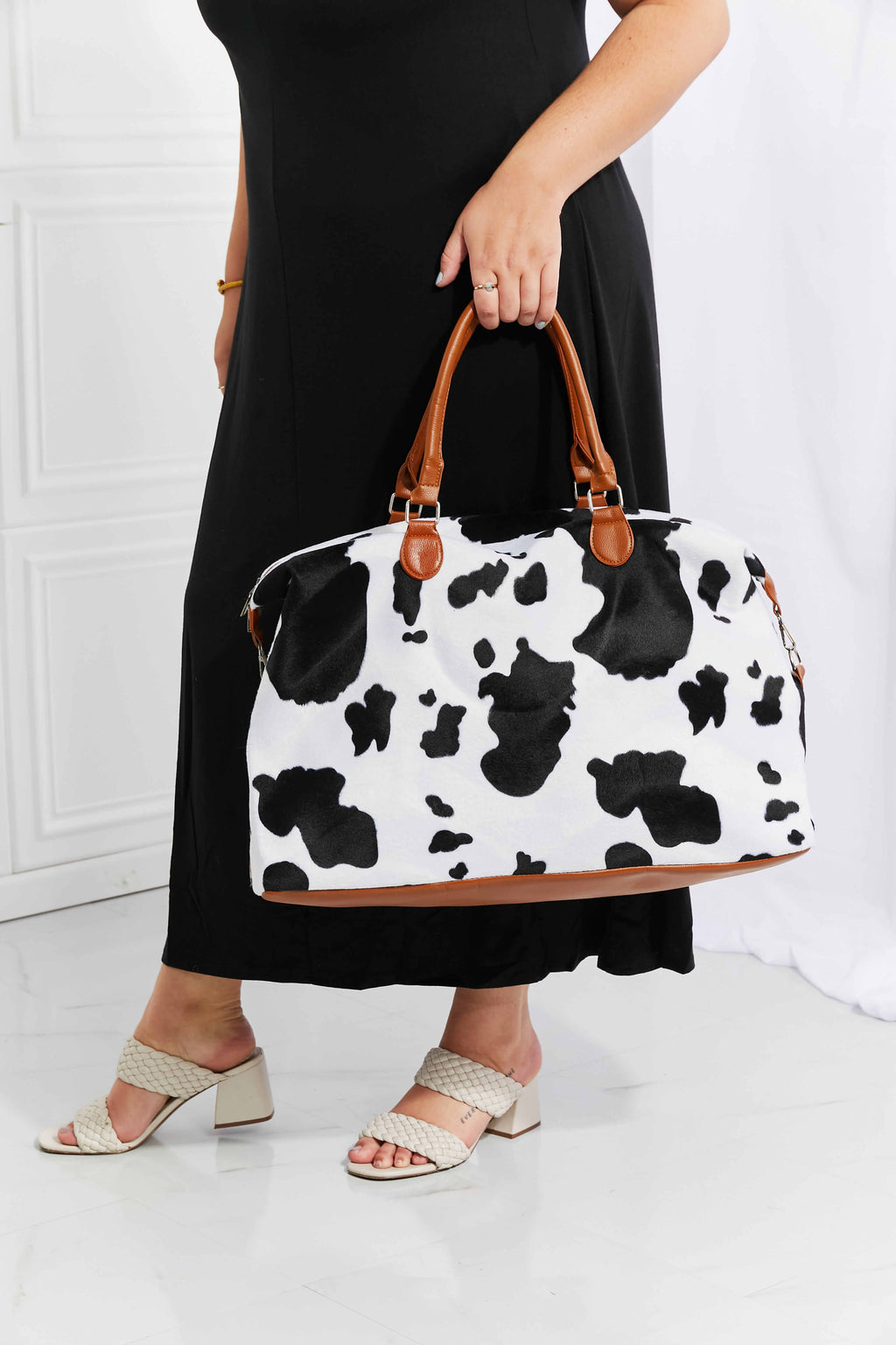 Animal Print Plush Weekender Bag - All In The Bag