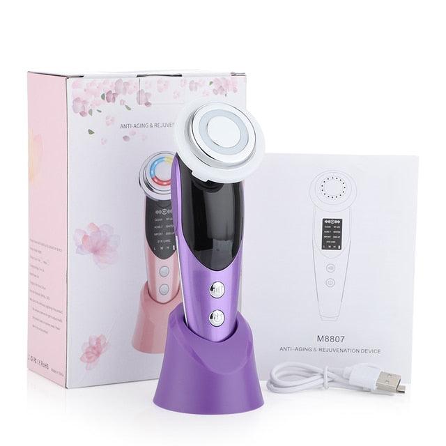 7 in 1 Face Lift Device Facial Massager - All In The Bag 